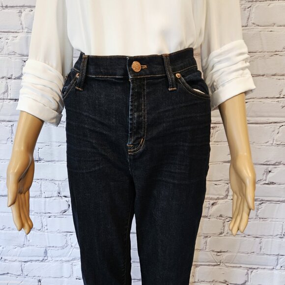 J. CREW - Dark wash high rise skinny jeans - Picture 6 of 11